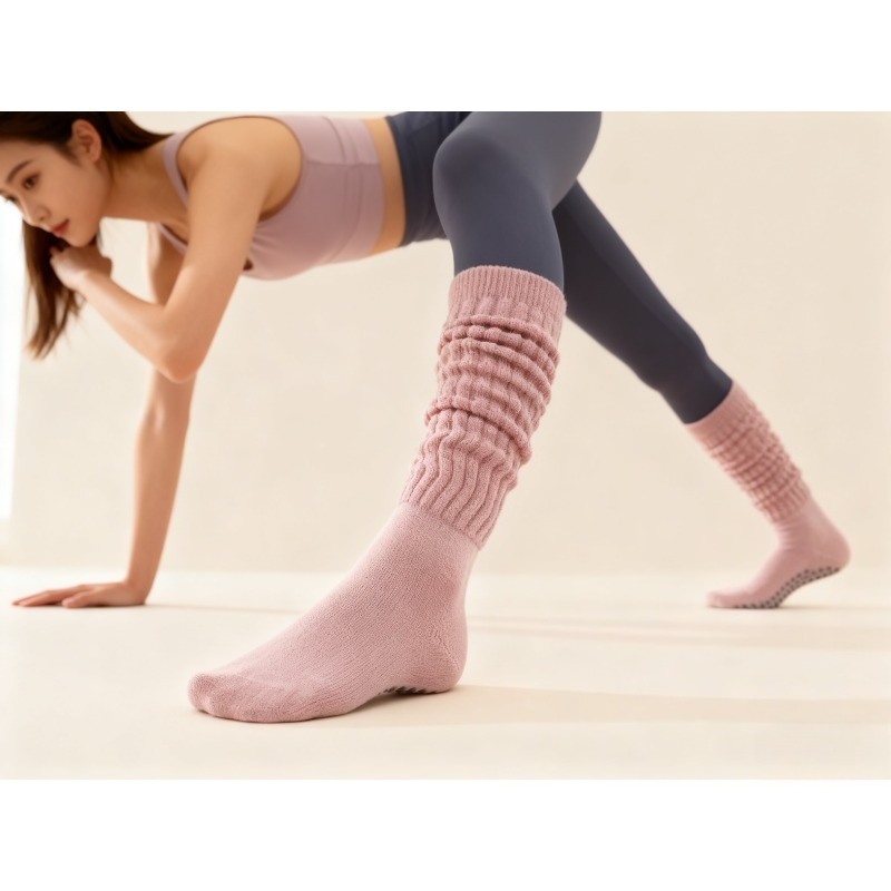 Winter Clothing Youtube - Chaussettes de Pilate antidérapantes en coton