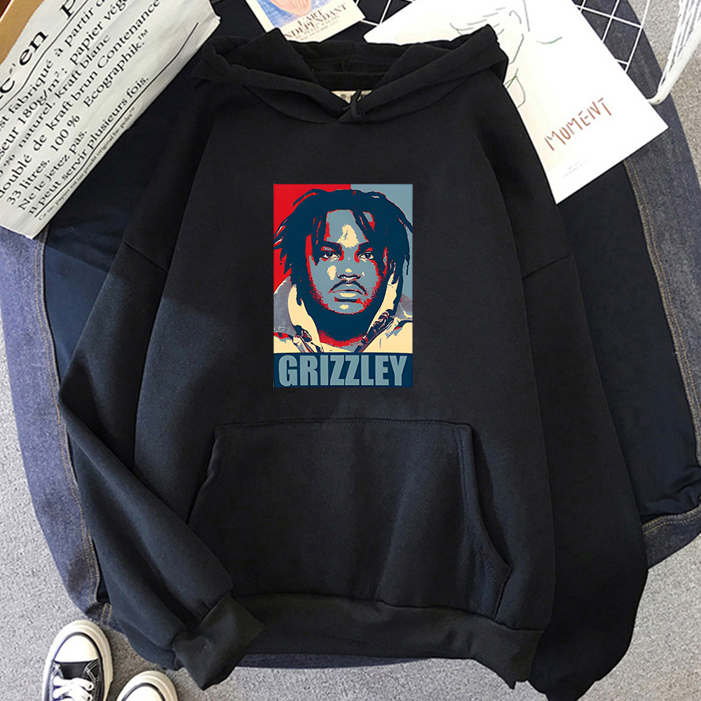 Winter Clothing Drawing - Sweat à capuche Grizzley à manches