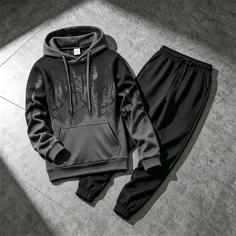 Winter Clothing Men - Ensemble de survêtement pour hommes automne-hiver,