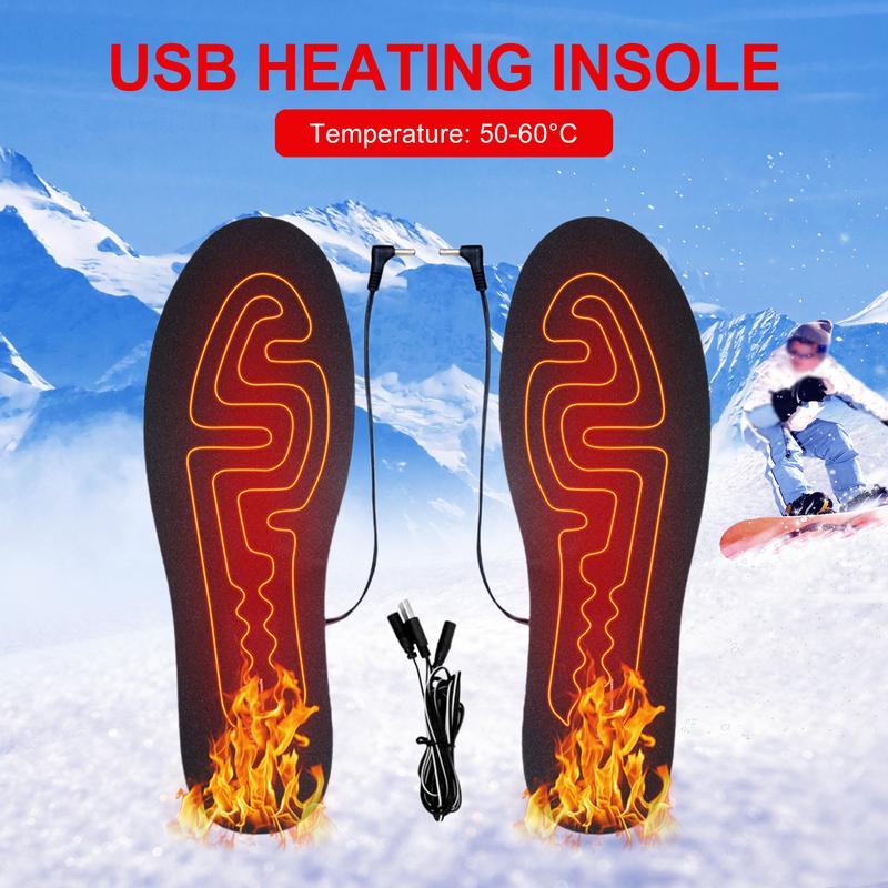 Heated Insole Rechargeable - Semelle intérieure chauffante électrique, coussretours de