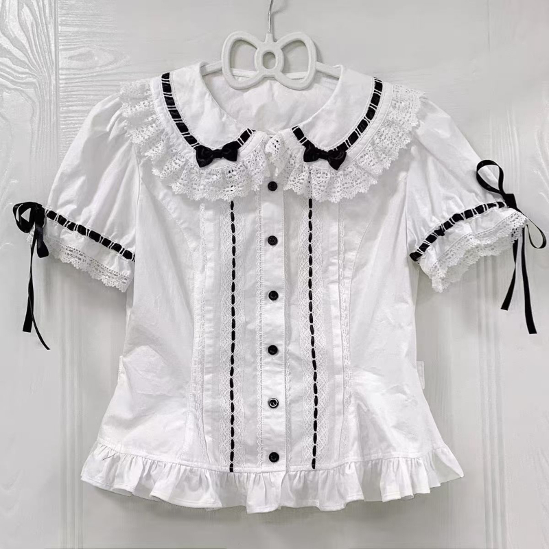 Y2K Winter Clothing - Chemisier Japonais Kawaii Style Lolita pour