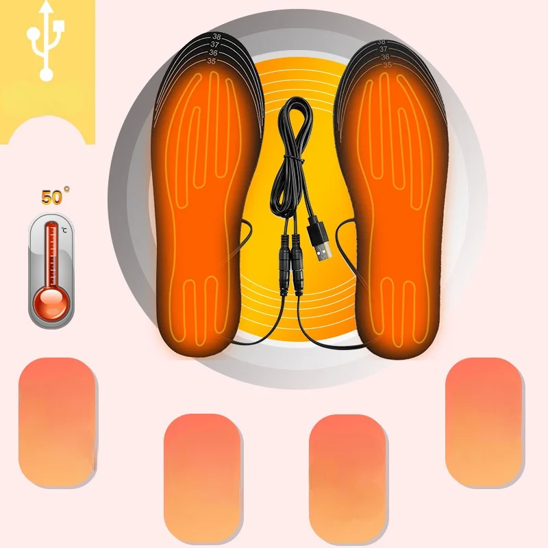 Heated Insole Rechargeable - Semelles chauffantes rechargeables USB taille 35-46