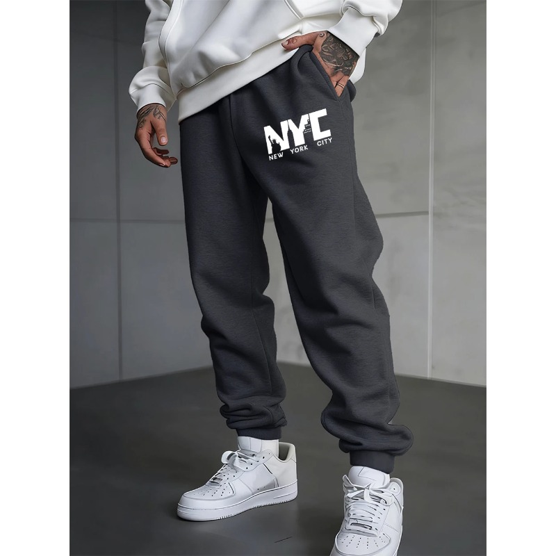 Winter Clothing In New York City - Pantalon de sport avec lettres imprimées