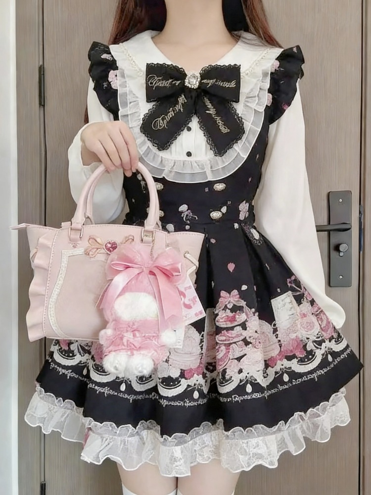 Y2K Winter Clothing - Ensemble de robe japonaise 2 pièces