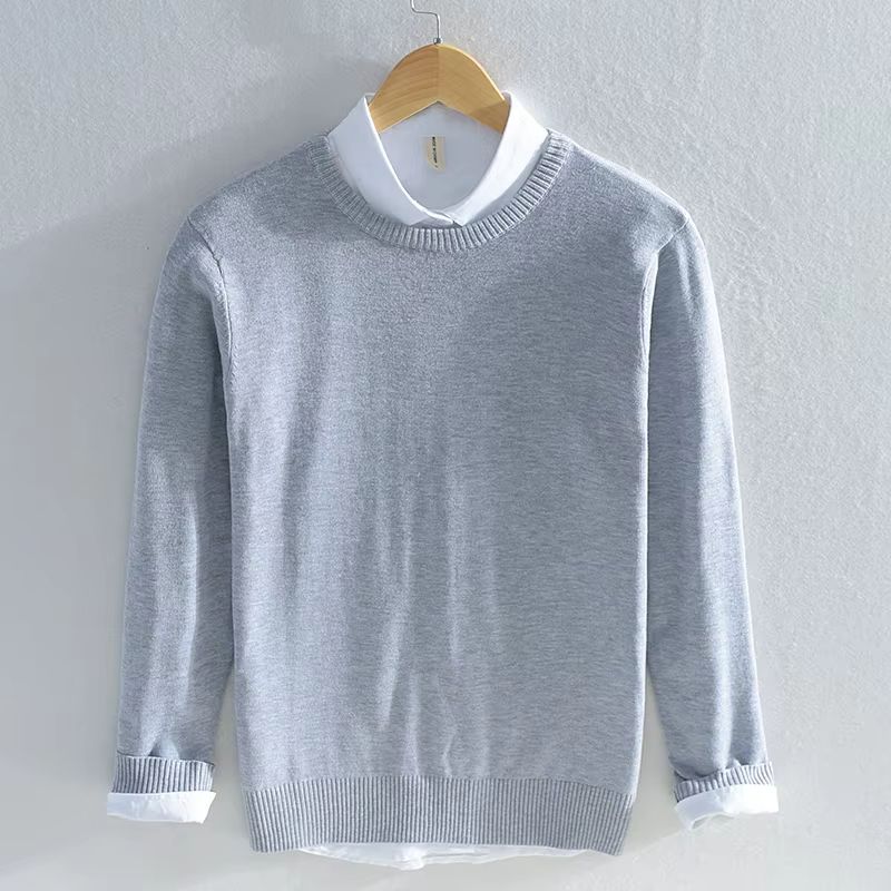 Winter Clothing Colors - Pull à col rond en coton