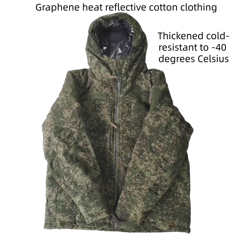 Winter Clothing Pk - Veste tactique russe en coton, coupe-vent,