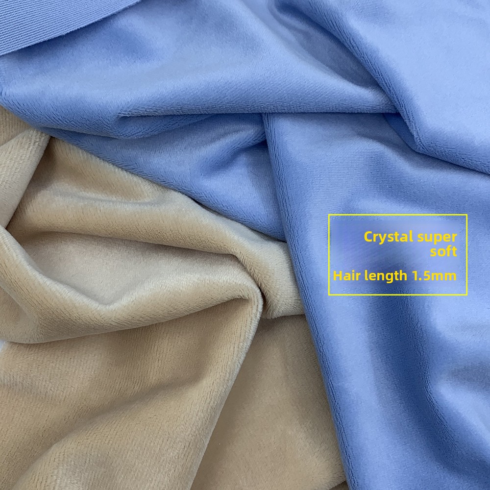 Tissu en peluche courte et dou - Winter Clothing Colors avis et prix