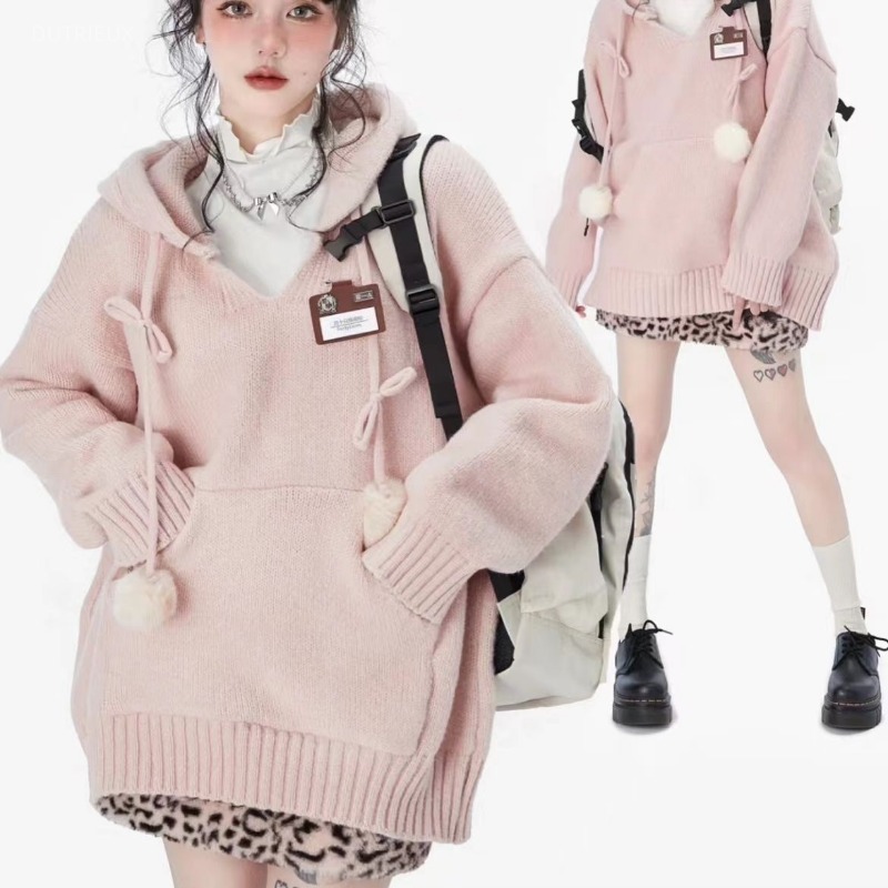 Pull à capuche Style Preppy Y2 - Winter Clothing Drawing avis et prix