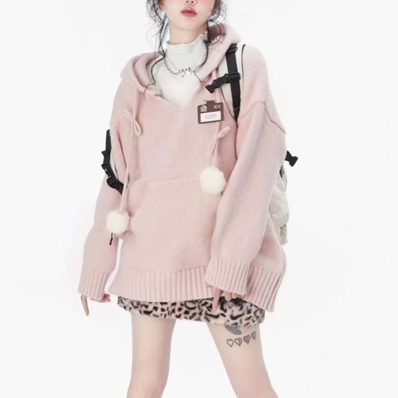 Pull à capuche Style Preppy Y2 - Winter Clothing Drawing avis et prix