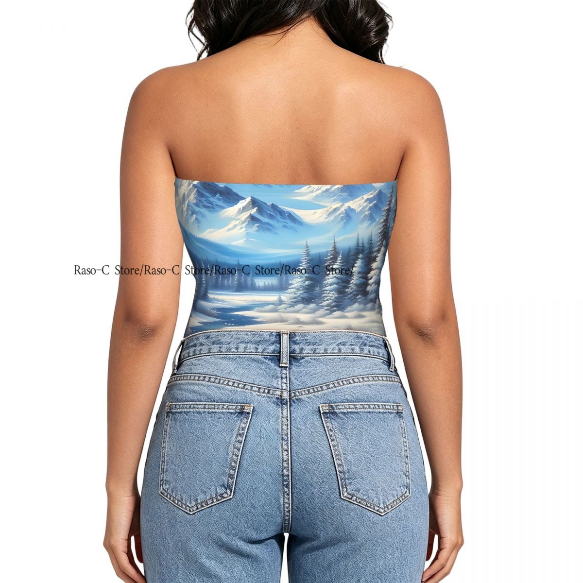Haut tube court slim sans bret - Winter Clothing Youtube avis et prix