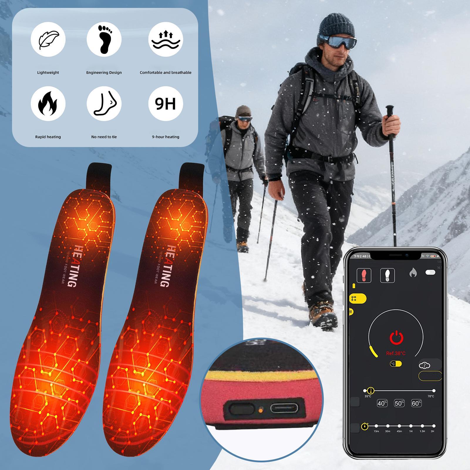 Semelles chauffantes 4300mAh,  - Heated Insole Rechargeable avis et prix