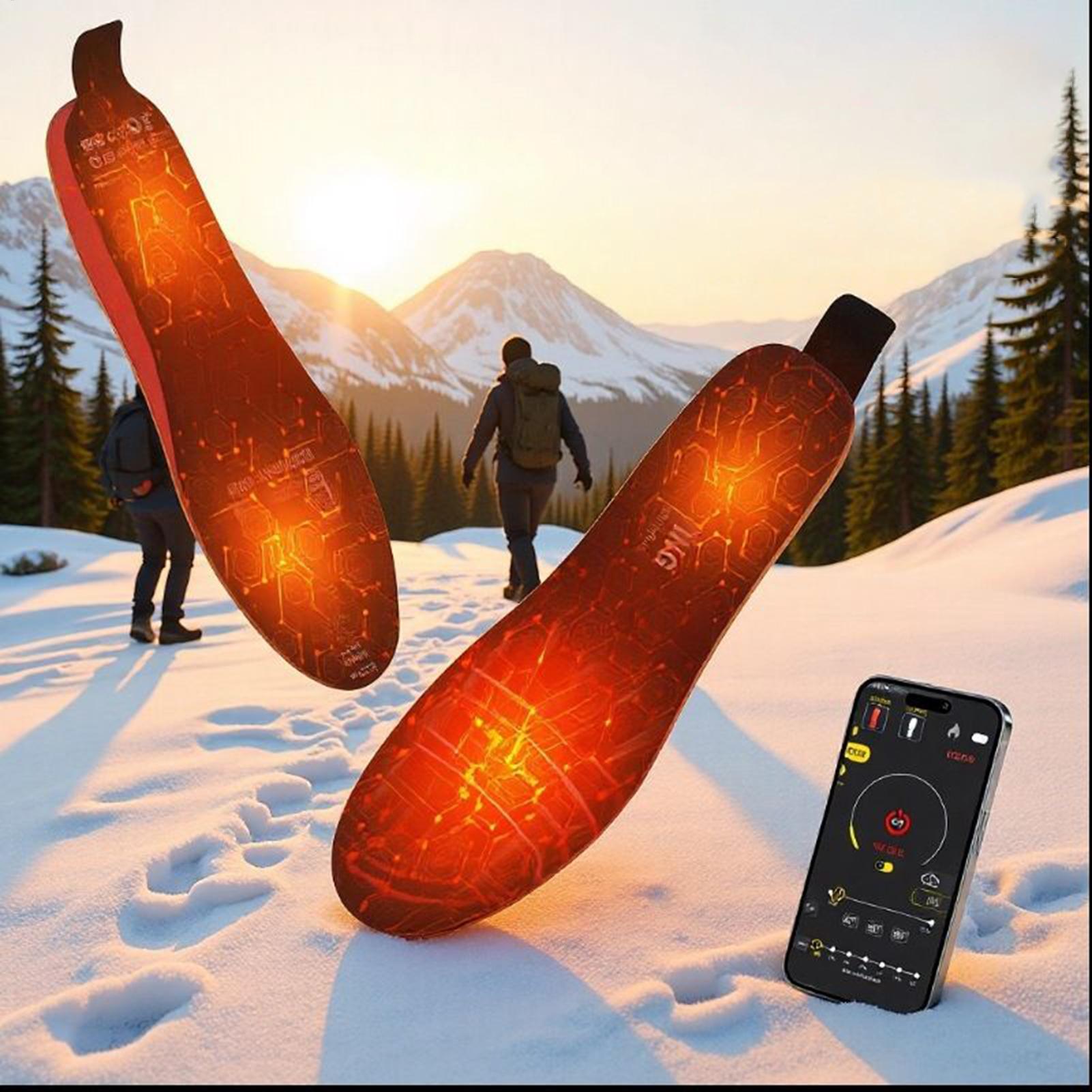 Semelles chauffantes 4300mAh,  - Heated Insole Rechargeable avis et prix