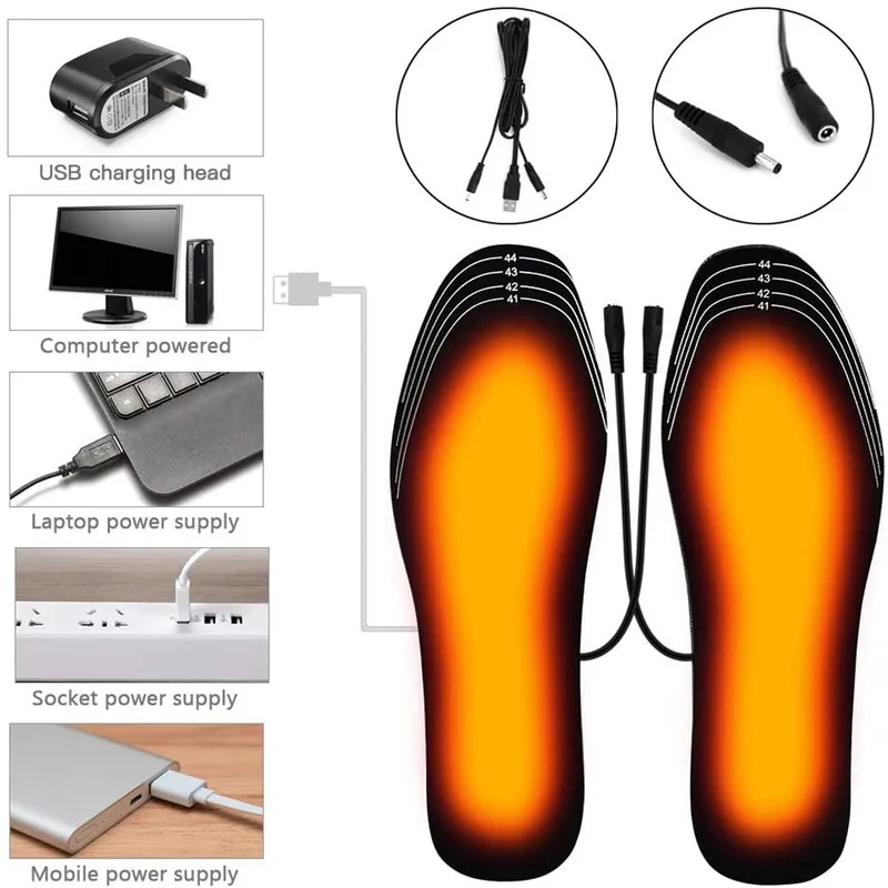 Semelles chauffantes USB, cous - Heated Insole Rechargeable avis et prix
