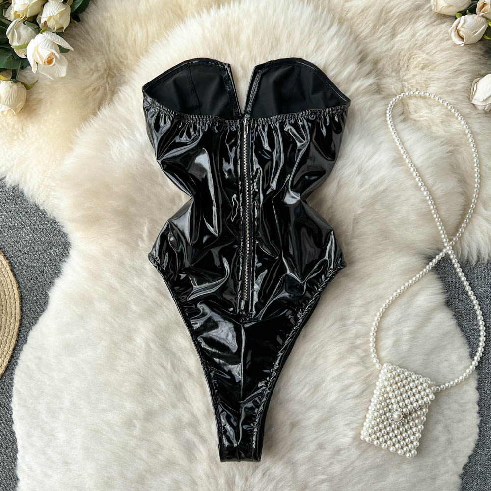 Body Sexy en cuir PU pour femm - Y2K Winter Clothing avis et prix