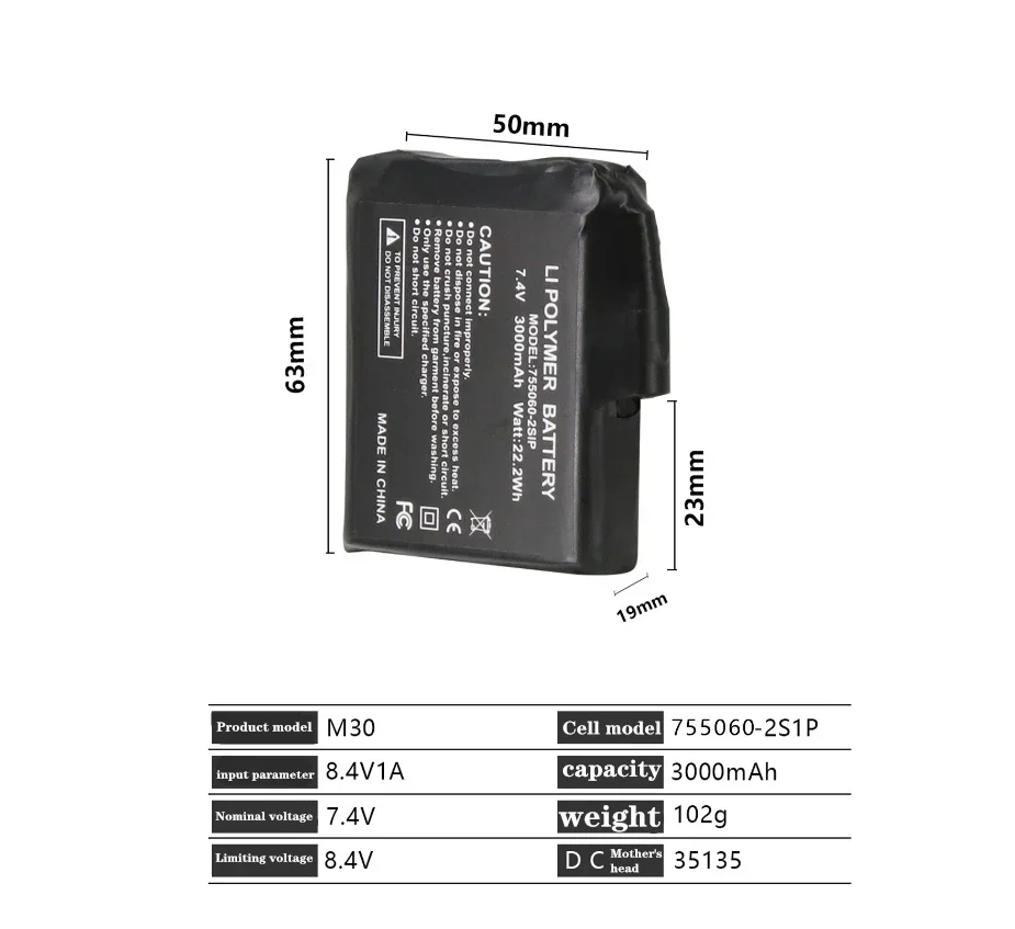 Batterie pour gants chauffants - Heated Insole Rechargeable avis et prix