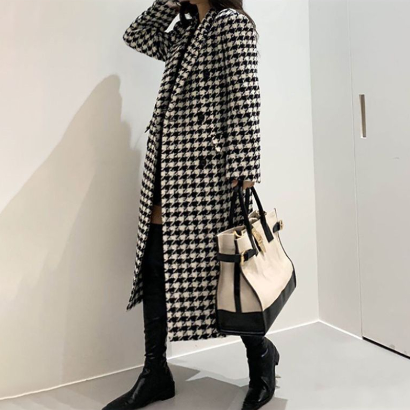 Mélange pied-de-poule pour fem - Winter Clothing In French avis et prix
