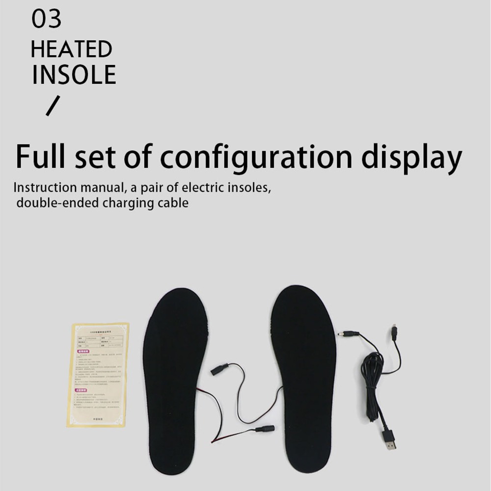 Semelles chauffantes USB à éco - Heated Insole Rechargeable avis et prix