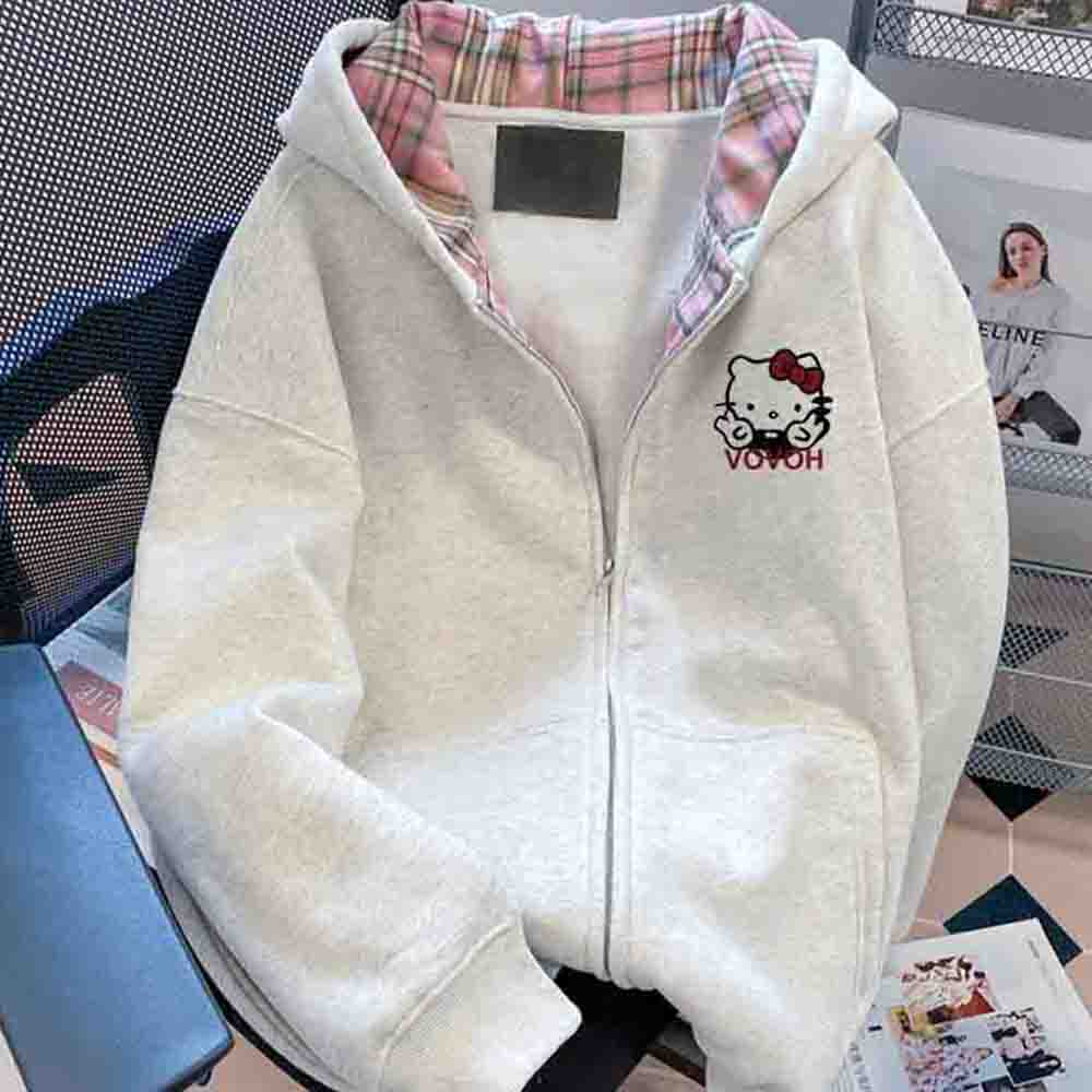 Sweat-shirt à capuche Hello Ki - Y2K Winter Clothing avis et prix