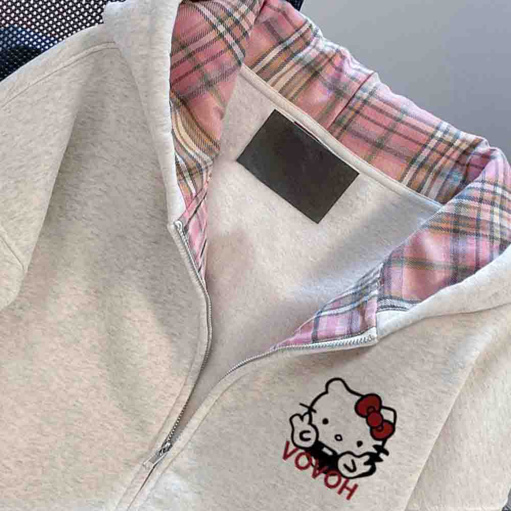 Sweat-shirt à capuche Hello Ki - Y2K Winter Clothing avis et prix