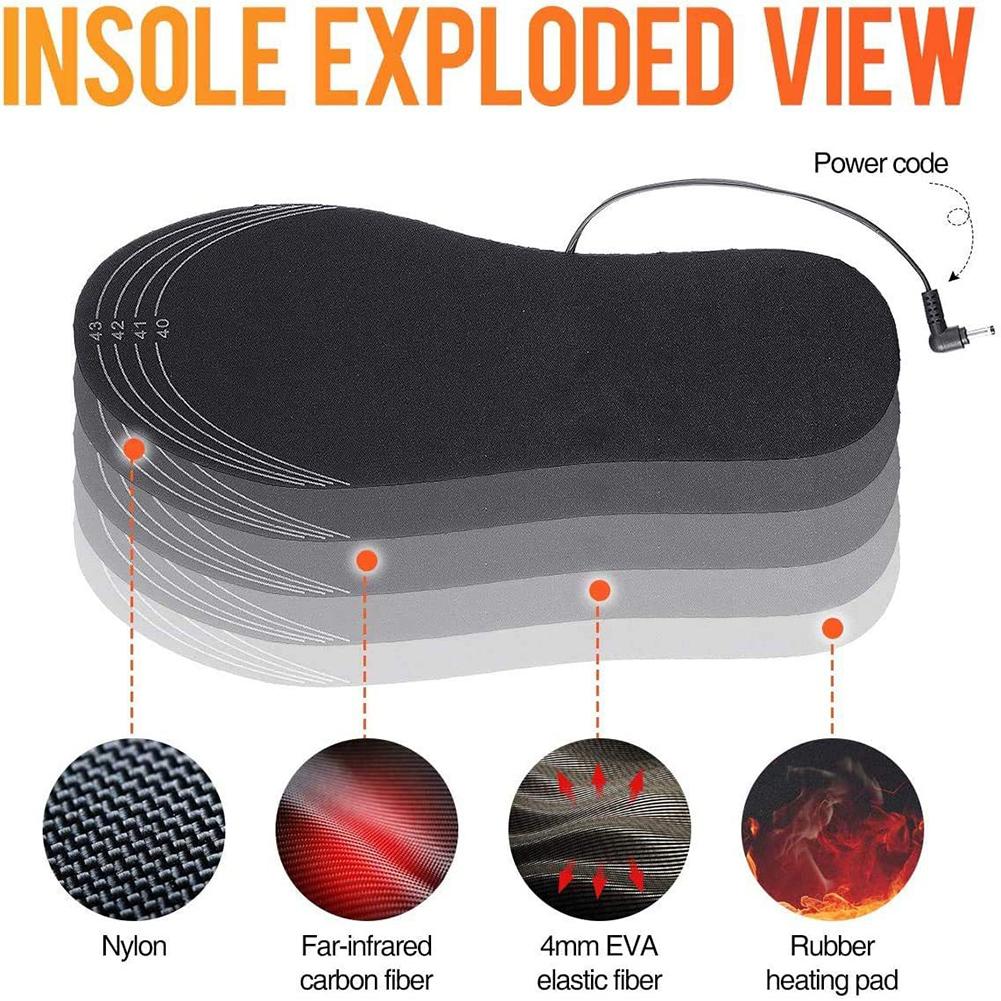 Semelles chauffantes rechargea - Heated Insole Rechargeable avis et prix