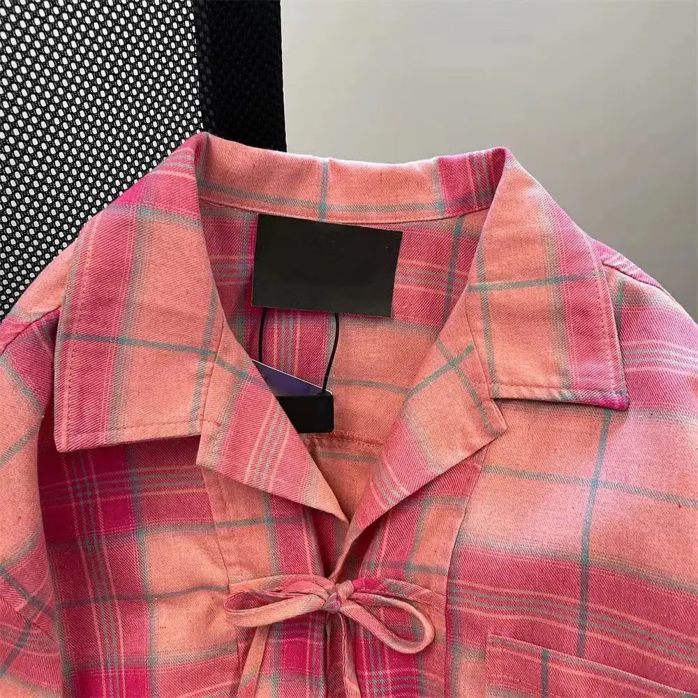 Y2k – chemise à carreaux rose  - Y2K Winter Clothing avis et prix